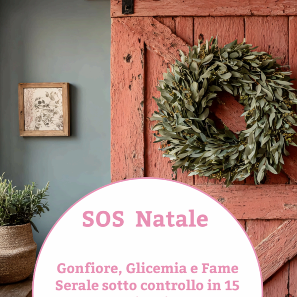 porta decorata di natale